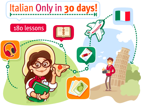 ¡Italiano solo en 30 días!