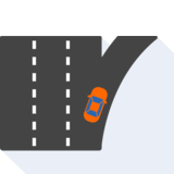 die Ausfahrt - exit ramp