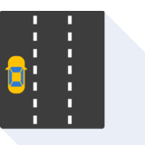 die linke Spur - left lane