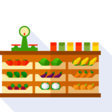 der Einkaufsmarkt - grocery shop