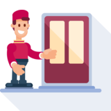 la entrada - entrance