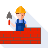  poser des briques - to lay bricks
