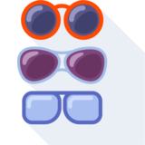 gli occhiali - glasses