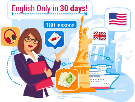 ¡Inglés solo en 30 días!